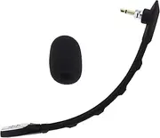 SING F LTD 3.5mm Headphone Microphone Compatible with Astro A40 TR Gaming Headset Replacement Detachable Mic Boom with Windscreen Foam Cover Length 16cm Black