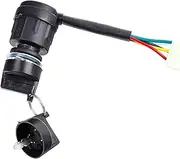 Ignition Switch Universally for Motorcycle Dune Buggy ATV Parts 5 Wire 5 Pin Ignition Key Waterproof 4 Stroke Switch Start Lock with 2 Keys Motorcycle Ignition Switch Lock(A)