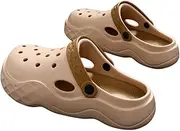 [TTYAO REII] Men Clogs with Arch Support Outside Home Garden Shoes Slip-on Sandals Unisex Beach Slippers