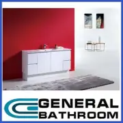 1500mm Vanity with Slim China Basin Vanity- kickboard or legs