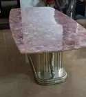 Rose Quartz Stone Counter Top , Rose Pink Quartz Table /Coffee Table Table top