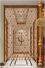 Hanging Room Divider, Hanging Room Divider Beaded Curtain,Wood Hanging Beads for Doorways Room Screen Divider,Home Decor Door String Curtains,Customizable
