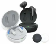 LG Tone Free Tone-TFP8 Wireless v5.2 Active Noise Canceling UV Nano Ups# / White
