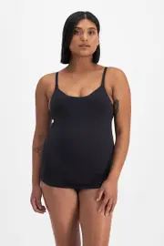 [Bonds] Bonds Women's Maternity Cotton Contour Support Singlet Bra in Black Size: 12 D 12 D Black