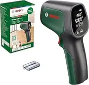Bosch Home & Garden Infrared Thermometer, With 2x AA Batteries, Measurement Range Of -30°C To +500°C, Easy and Precise Measurement, 3 Predefined Material Groups (UniversalTemp) (2024 New)
