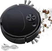 Robot Vacuum Cleaner | Anti-Collision Auto Sweeping Robot Broom,Mute USB Anti-Fall Ultra-Thin Sweeping Robot for Obstacle Avoidance System, Anti-Collision Helves