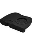 Small Silicone Coffee Tamper Mat, Black, Anti-Slip Espresso Tamper Mat B4
