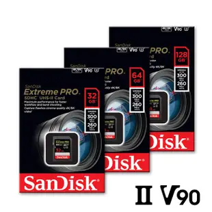 SANDISK 32G 64G 128G Extreme PRO SDHC SDXC UHS-II U3 V90 記憶卡