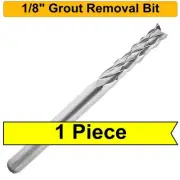 1/8" Grout Removal Bits / Tool - ONE Piece - for Dremel Rotozip Premium Carbide