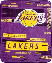 Northwest NBA Los Angeles Lakers Raschel Throw Blanket, 60" x 80", Digitize