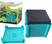 Aquarium Cube Filter, Activated Carbon Filtration, Charcoal Deodorizer, High-Efficiency Water Purification, Freshwater and Saltwater, Fish Tank Maintenance, 4.41x4.41x4.41 Inchesa