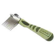Pet Safari Dog De-Matting Comb - Serrated Stainless Steel Grooming Tool for D...
