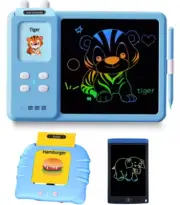2 In 1 Talking Audible Smart Flashcards Drawing & Learning Educational Kids Toy