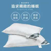 在飛比找鮮拾優惠-【DICKFEER 迪克菲爾】飯店專用緹花羽絨枕兩顆/組