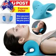Neck Traction Pillow Original Cloud Shape Stretcher Cervical Pain Relief PU ; ;