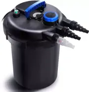 Pond Filter 4000 Gallons Pond Pressure Bio Filter with 13W UV Light Koi Fish Pon
