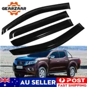 4set Weathershields Weather Shields for Nissan Navara NP300 D23 2021-2022 Navara
