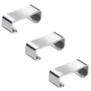 3 Pcs Practical Metal Portable Flatware Holder Chopsticks Rest