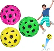 Pack of 3 Moon Balls, 7 cm High Jumping Rubber Ball Jumps, Moon Ball, Space Ball, Bounce Ball, Moon Ball, Bouncing Ball for Children