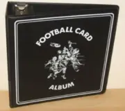 Lot of 6 BCW Black Football Card Collection 3" D-Ring Albums binders books