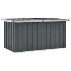 Grey Outdoor Storage Box Garden Patio Deck Shed Tool Chest Bench Seat