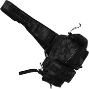 Parliky Lightweight Fishing Tackle Organizer Waist Pack Camouflage Compact Storage for Outdoor Activities