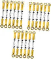 6pcs Rugged Tools Tough Built Tool Aluminum Turnbuckle Rod Linkage Rc Car Upgrade Parts Rc Rod Camber Links Rc Car Rod Linkage Rod Linkage for Truck Adjustable Aluminum Alloy