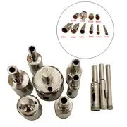 10pcs 0.24-1.18'' Diamond Drill Bits for Glass Tile Marble Hole Opener