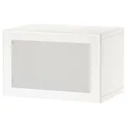 BESTÅ wall-mounted cabinet combination, white/Mörtviken white, 60x42x38 cm