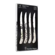 4 Piece Set Knife Pistol Grip Artisan Cream Steak Knives