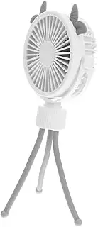 ifundom Handheld Mini Fan with Tripod Portable Stroller Fan for Elderly Charging