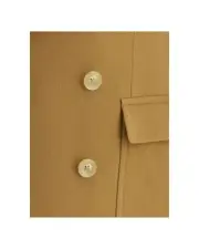 Gi Capri Wool Coat Camel Double Breasted Men Brown Jackets