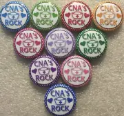 CNA’s Rock Flatback Buttons, Crafts Cabachons Hairbows Pinbacks