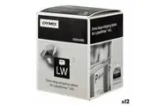Roll of Labels by Dymo Lw 4xl Blackwhite 104 x 159 Mm 12 Units