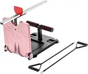 Aymzbd Sit and Reach Tester ,Gauge,Sitting Body Forward Bending Trainer with 4 Suction Cups Auxiliary Instrument , Pink