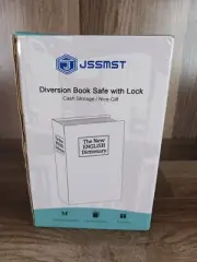 Diversion Book Safe With Lock - Hidden Book Safe (Back) Set Your Own Combination