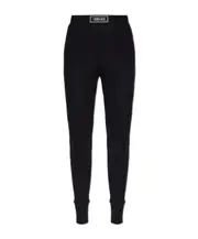 Versace Ribbed Stretched Leggings 1,3,4 black