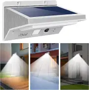 Solar Motion Sensor Light Outdoor, Ithird LED Solar Powered Outdoor Lights Solar