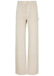 Helmut Lang Carpenter Straight-leg Jeans - Ecru - 26 (W26 / UK8 / S) 26 (W26 / UK8 / S)