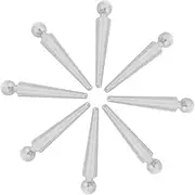 10pcs Game Pegs Metal Cribbage Pegs Cribbage Pin Board Game Accessories Iron Silver