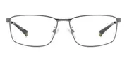 Polaroid PLD D534/G Asian Fit R80 Men's Glasses Silver Size 55 - Private Health Rebate - Blue Light Block Available