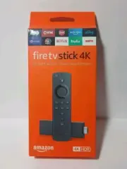 Amazon Fire TV Stick 4K Ultra HD Media Streamer 2nd Gen Alexa Voice Remote Black