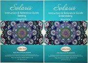 Baby Lock Solaris BLSA Sewing & Embroidery Manual CLOTH BOUND 2 Book Bundle