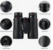 Professional Waterproof Binoculars 10x42mm Outdoor Travels Hunting Clear Bright