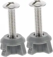 TEHAUX Toilet Seat Hinge Bolts Essential Accessories Fit for Bathroom Wc Toilet Bowl