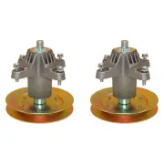 2 Spindle Assembly Pulley for MTD Fits Cub Cadet 618-0624 918-0624 618-0659 918-