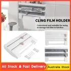 Wall Mounted Kitchen Rack Towel Holder Foil Paper Roll Organize Film Dispenser