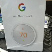 New Google Nest Thermostat E White Model A0063 FACTORY SEALED