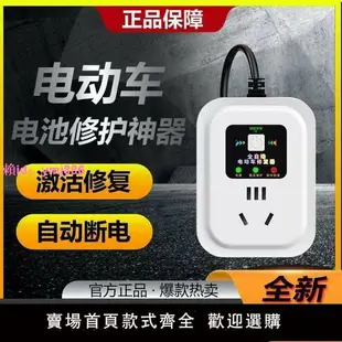 【德國芯片】電瓶全自動修復器電池脈沖充電器通用激活72續航提升