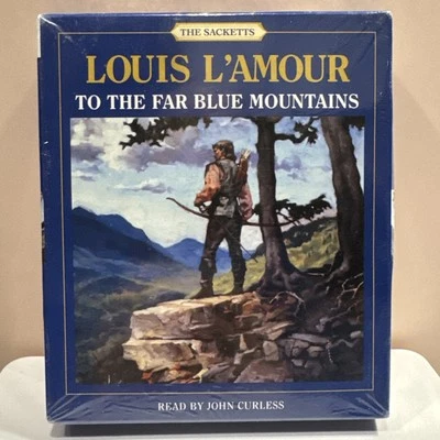 New Sealed To the Far Blue Mountains Louis Lamour 8 discs 9.5 hours Excellent!